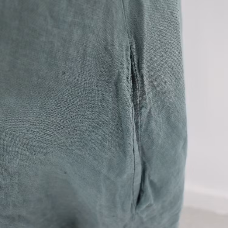 Linneklänning Sweet VERT CANARD