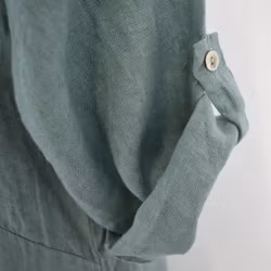 Linneklänning Sweet VERT CANARD