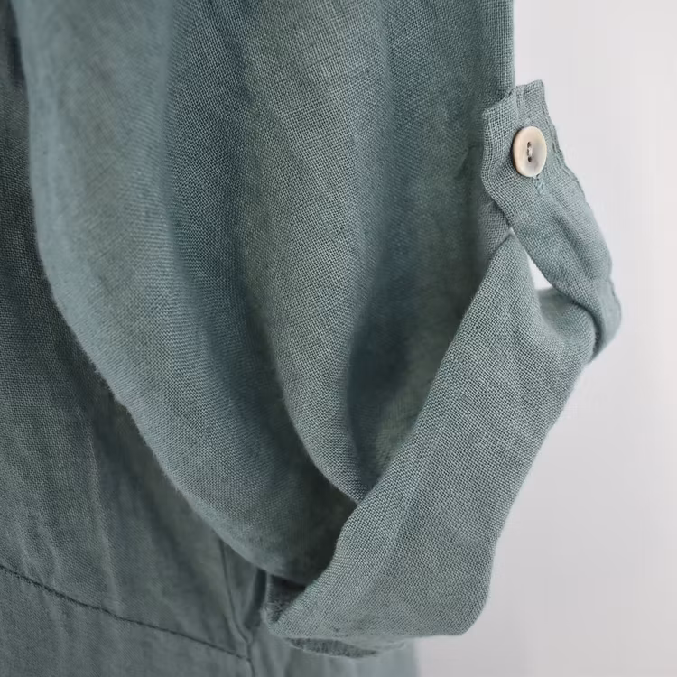 Linneklänning Sweet VERT CANARD