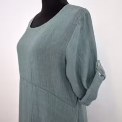 Linneklänning Sweet VERT CANARD