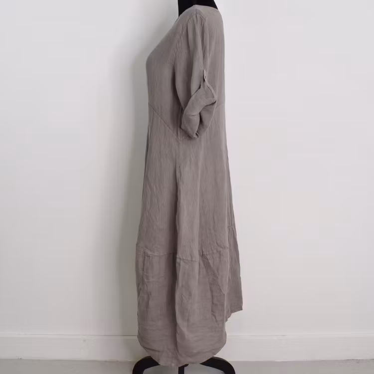 Linneklänning Sweet TAUPE