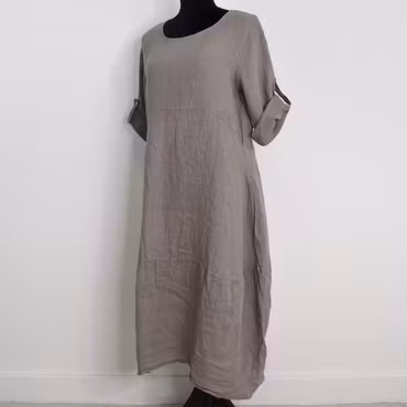 Linneklänning Sweet TAUPE