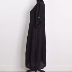 Linneklänning Sweet SVART