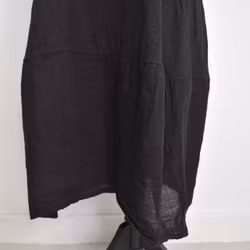 Linneklänning Sweet SVART