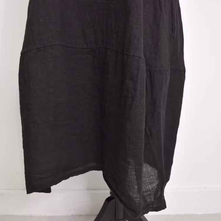 Linneklänning Sweet SVART