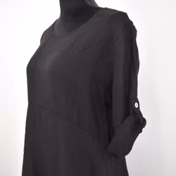 Linneklänning Sweet SVART