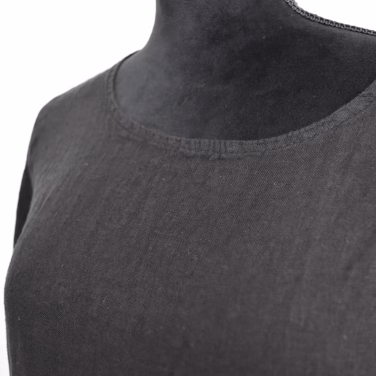 Linneklänning Sweet SVART