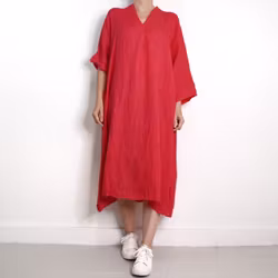 Linneklänning Loella HALLON - Mix By Heart