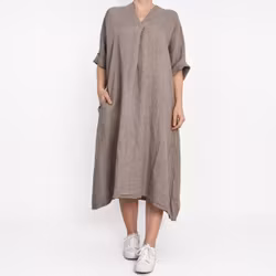 Linneklänning Loella TAUPE - Mix By Heart