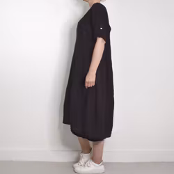 Linneklänning Sweet SVART