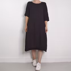 Linneklänning Sweet SVART