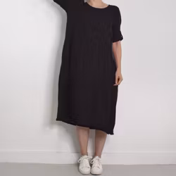 Linneklänning Sweet SVART