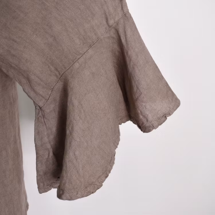 Linneblus Amy TAUPE - Camicia