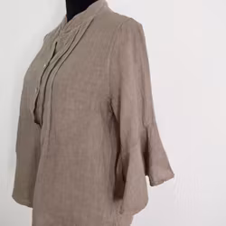 Linneblus Amy TAUPE - Camicia