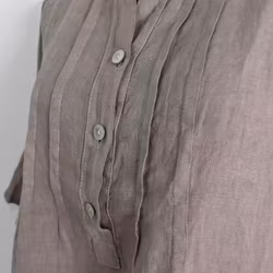Linneblus Amy TAUPE - Camicia