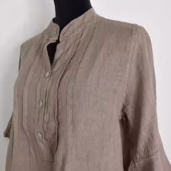 Linneblus Amy TAUPE - Camicia