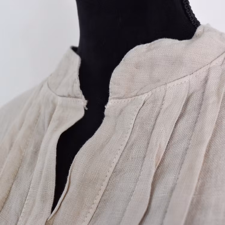 Linneblus Amy BEIGE - Camicia