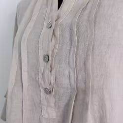 Linneblus Amy BEIGE - Camicia