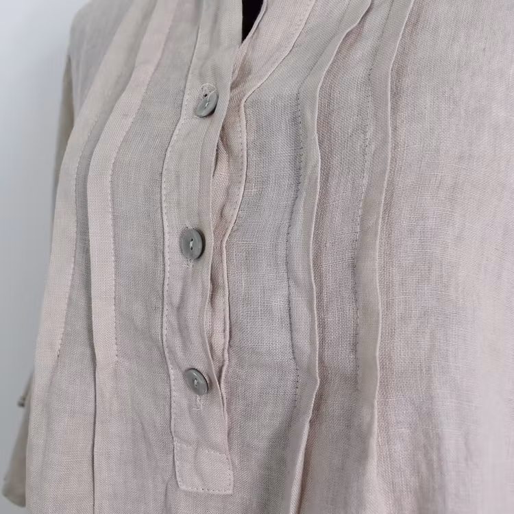 Linneblus Amy BEIGE - Camicia