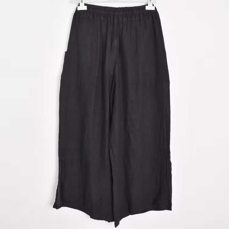 Linnebyxa Nelly SVART - Camicia