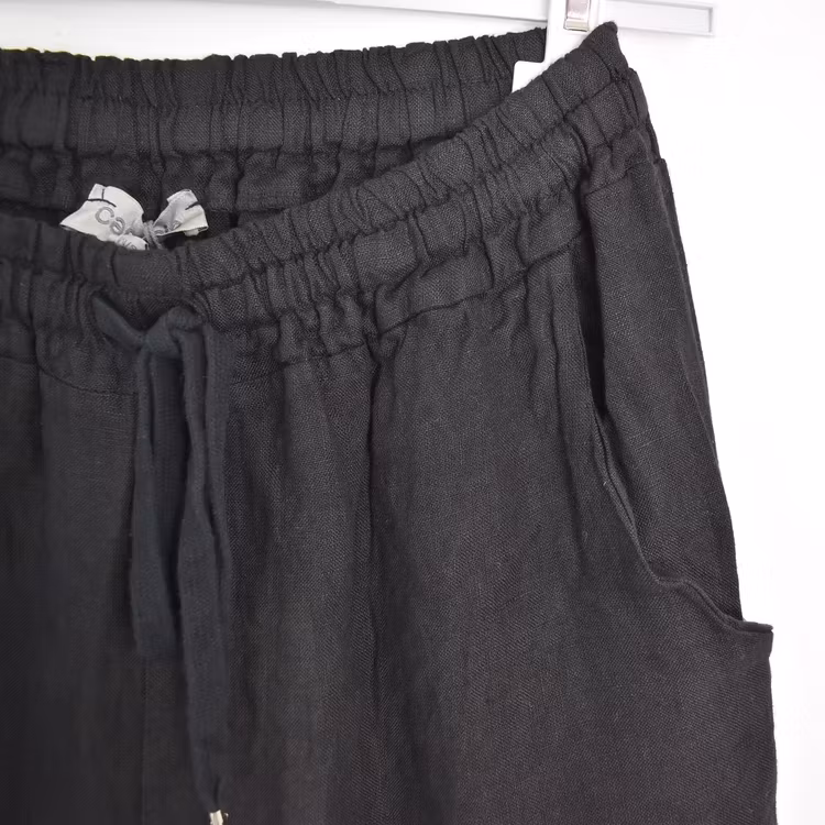 Linnebyxa Nelly SVART - Camicia