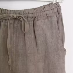 Linnebyxa Nelly TAUPE - Camicia