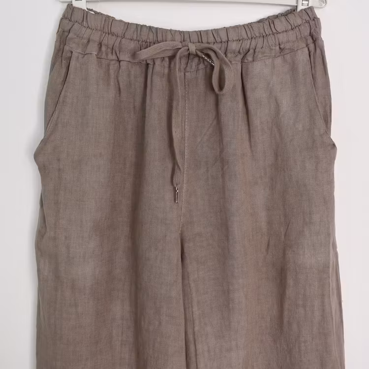 Linnebyxa Nelly TAUPE - Camicia