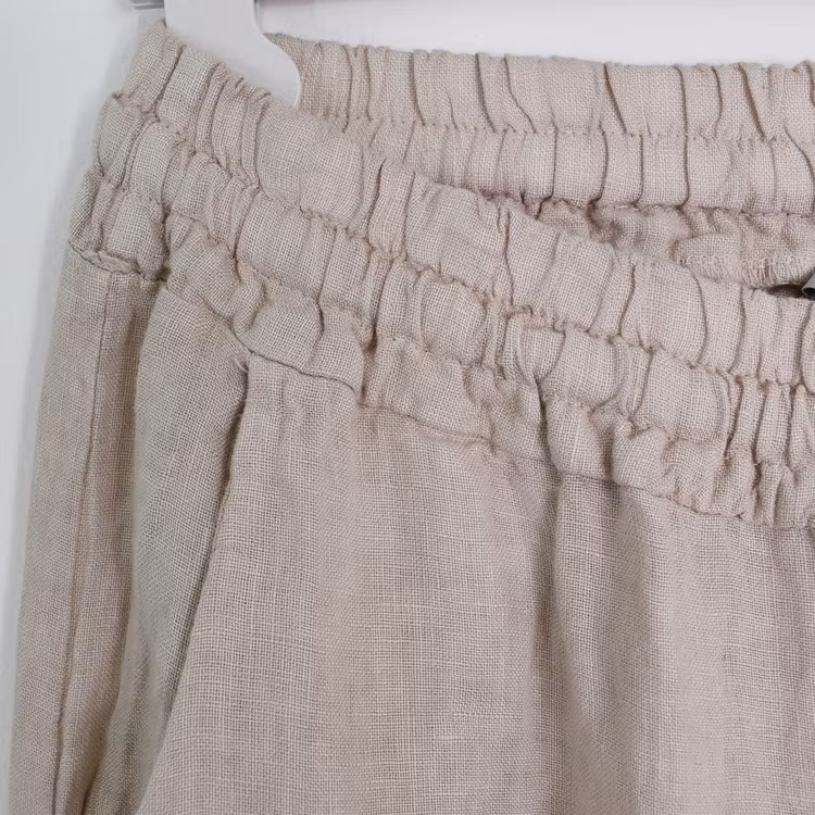 Linnebyxa Nelly BEIGE - Camicia