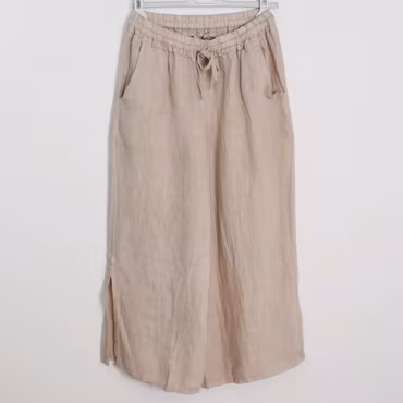 Linnebyxa Nelly BEIGE - Camicia