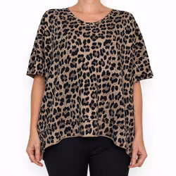 T-shirt Over Sized Harper LEOPARD - Marta du Chateau