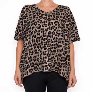 T-shirt Over Sized Harper LEOPARD - Marta du Chateau