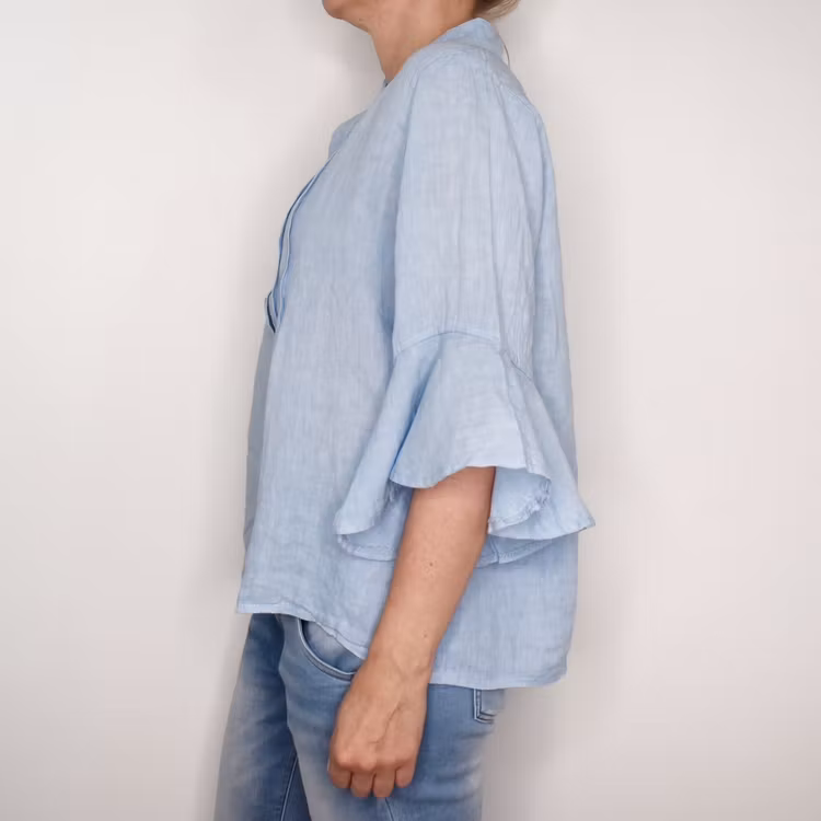 Linneblus Amy LJUSBLÅ - Camicia