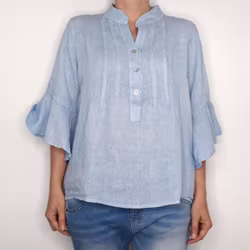 Linneblus Amy LJUSBLÅ - Camicia