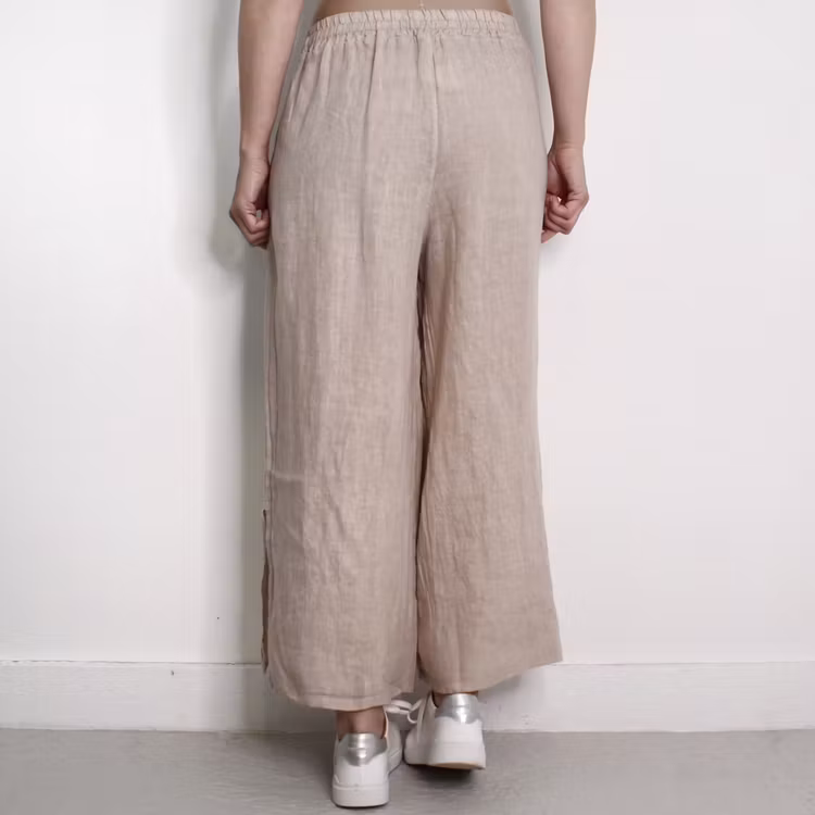 Linnebyxa Nelly BEIGE - Camicia