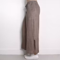 Linnebyxa Nelly TAUPE - Camicia