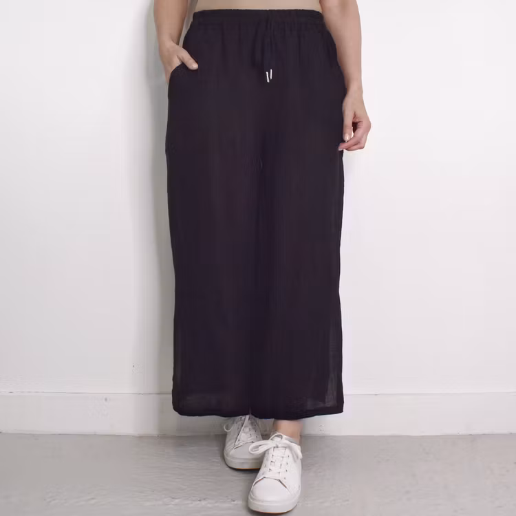 Linnebyxa Nelly SVART - Camicia