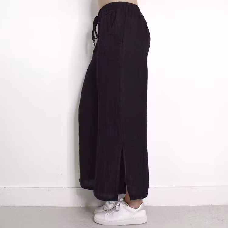 Linnebyxa Nelly SVART - Camicia