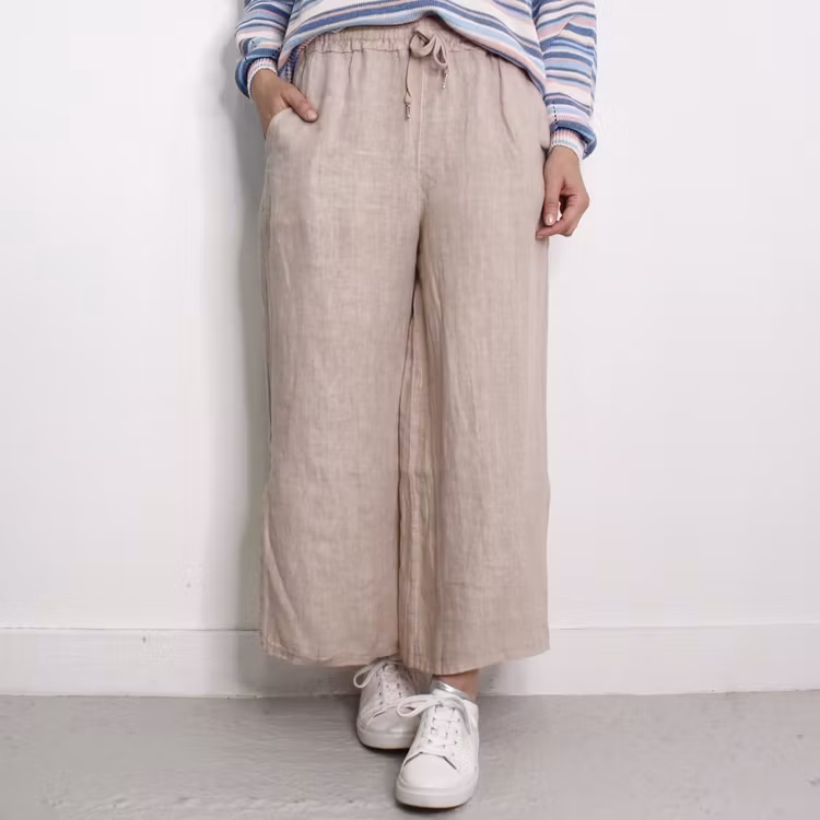 Linnebyxa Nelly BEIGE - Camicia