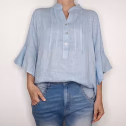 Linneblus Amy LJUSBLÅ - Camicia