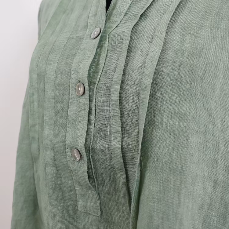 Linneblus Amy AVOKADO - Camicia
