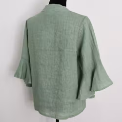Linneblus Amy AVOKADO - Camicia