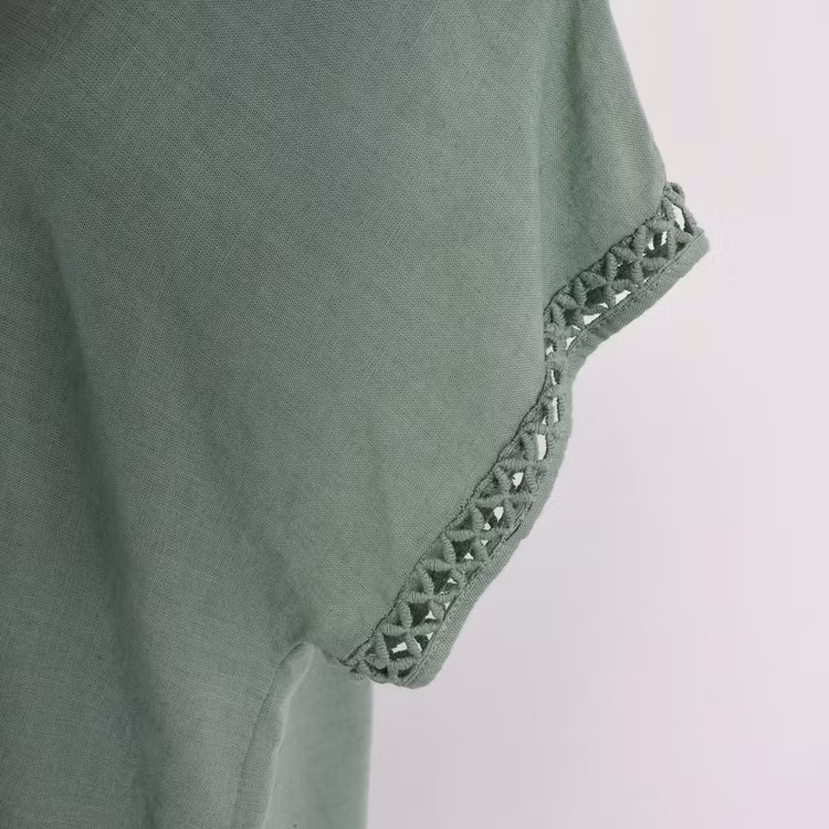 Topp Linnemix Hedda AVOKADO - Camicia