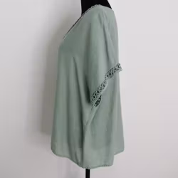 Topp Linnemix Hedda AVOKADO - Camicia