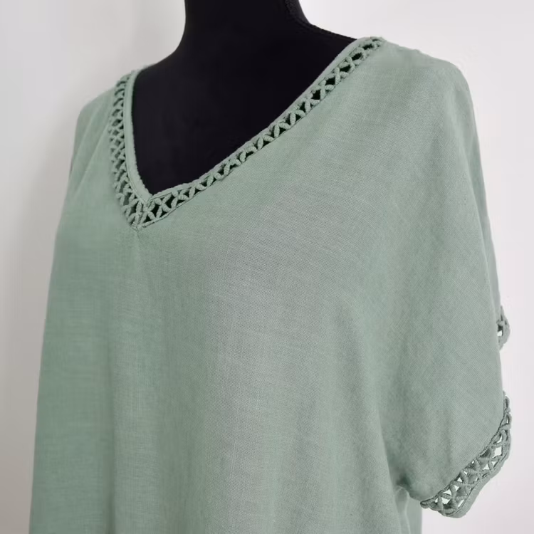 Topp Linnemix Hedda AVOKADO - Camicia