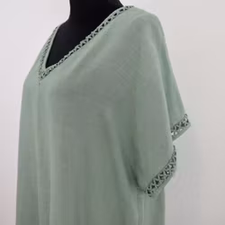 Topp Linnemix Hedda AVOKADO - Camicia