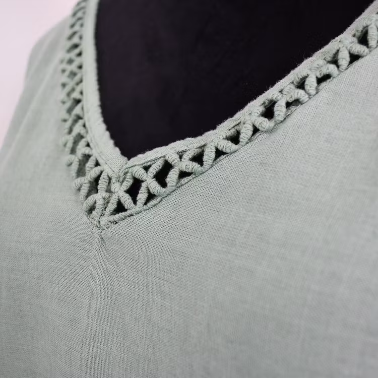 Topp Linnemix Hedda AVOKADO - Camicia