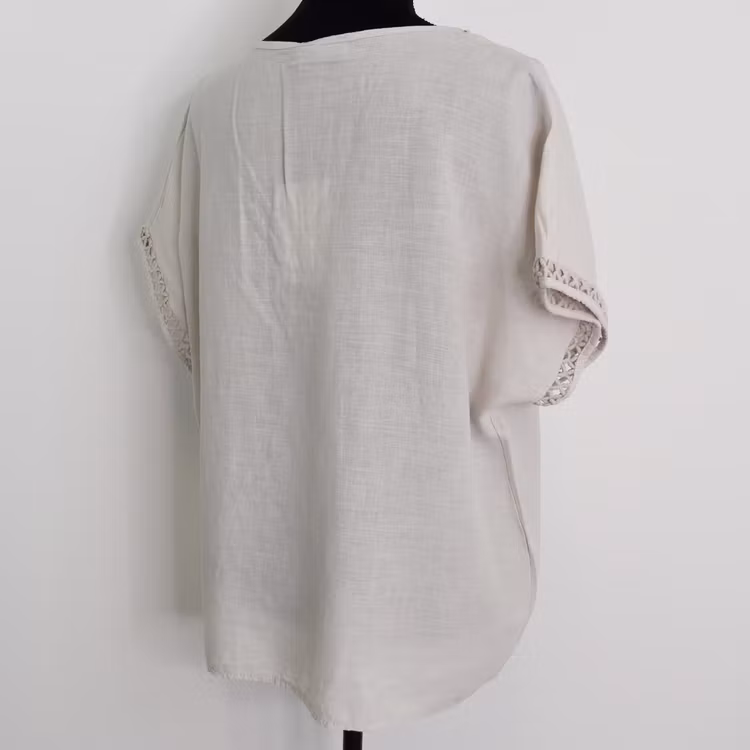 Topp Linnemix Hedda BEIGE - Camicia