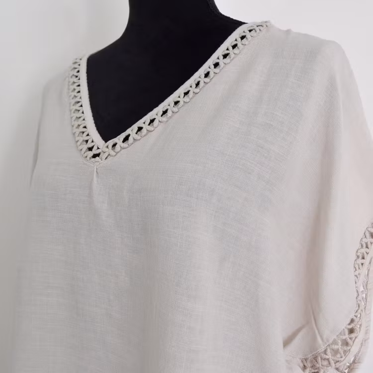 Topp Linnemix Hedda BEIGE - Camicia
