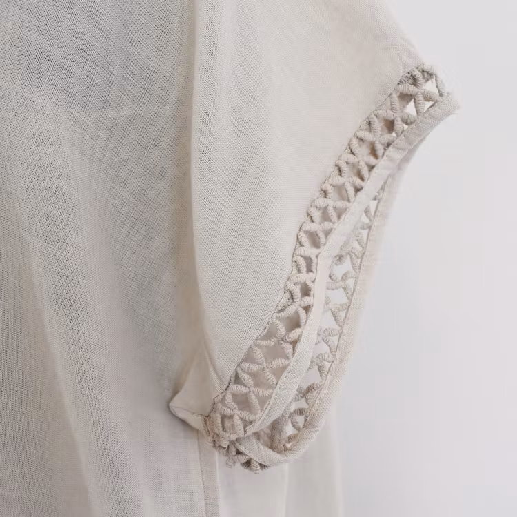 Topp Linnemix Hedda BEIGE - Camicia