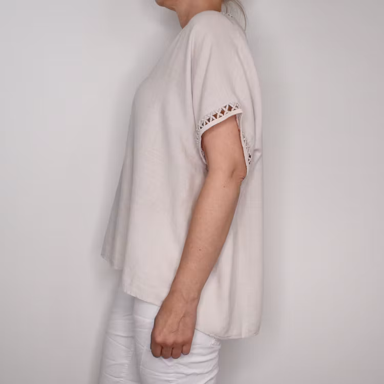 Topp Linnemix Hedda BEIGE - Camicia